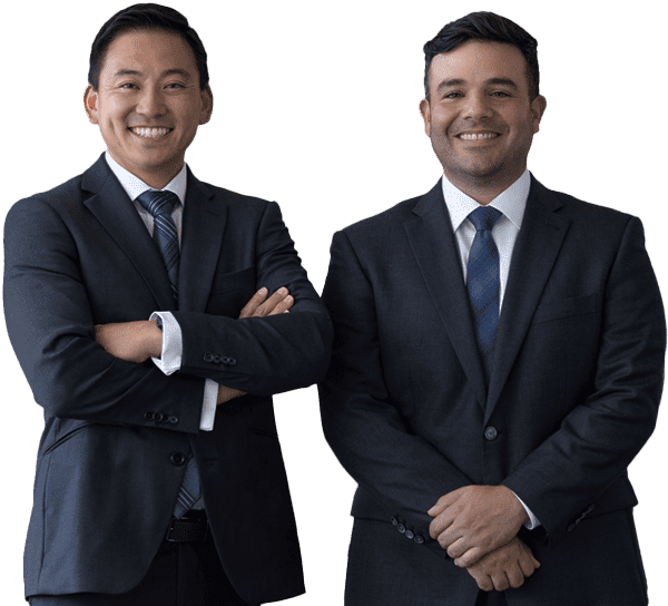 Attorneys Chris Lee and Shervin Golshani